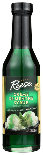Reese: Syrup Creme De Menthe, 8 Oz