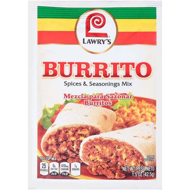 Lawrys: Mix Ssnng Burrito, 1.5 Oz