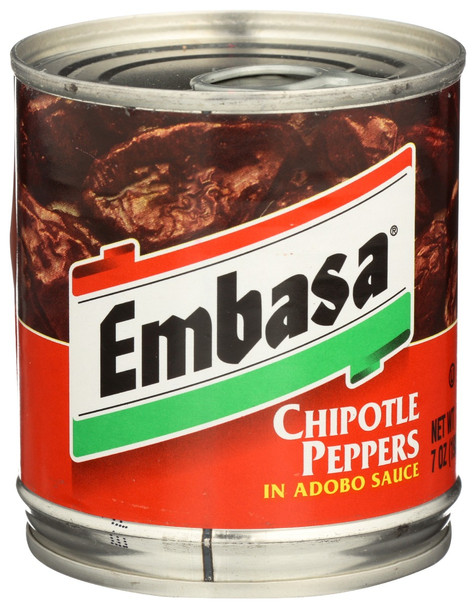 Embasa: Chipotle Peppers In Adobo Sauce, 7 Oz