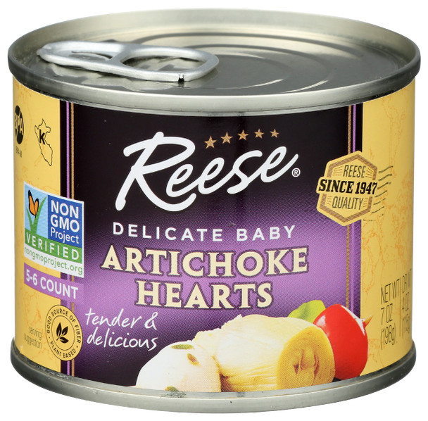 Reese: Delicate Baby Artichoke Hearts, 7 Oz