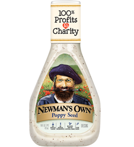 Newmans Own: Drssng Poppy Seed, 16 Fo