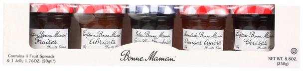 Bonne Maman: Preserve 5pk Holiday Gift Pack, 8.8 Oz