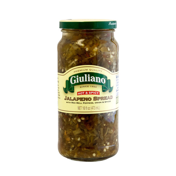 Giuliano: Hot And Spicy Jalapeno Spread, 16 Oz