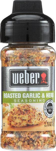 Weber: Ssnng Rstd Grlc & Herb, 2.75 Oz