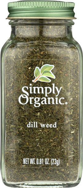 Simply Organic: Ssnng Dill Weed Org Bttl, 0.81 Oz