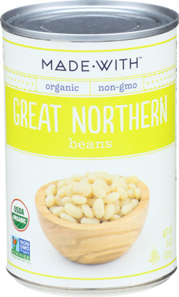 Made With: Organic Great Northern Beans, 15 Oz