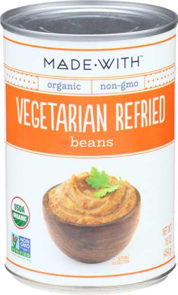 Made With: Organic Vegetarian Refried Beans, 16 Oz