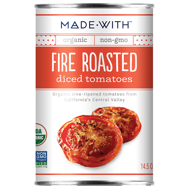 Made With: Tomato Fire Roasted Org, 14.5 Oz