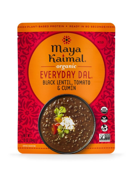 Maya Kaimal: Black Lentil Tomato & Cumin Organic Everyday Dal, 10 Oz