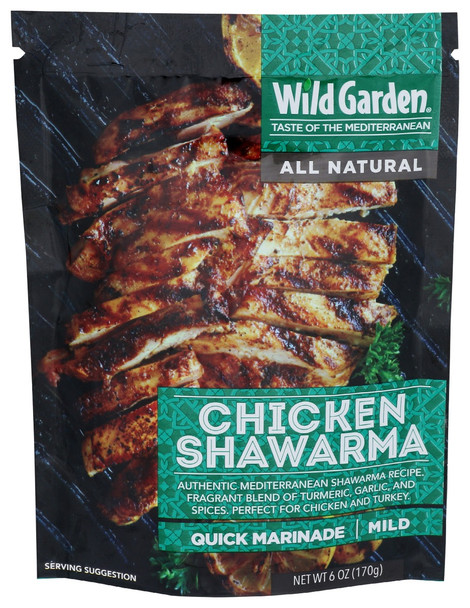 Wild Garden: Chicken Shawarma Quick Marinade, 6 Oz