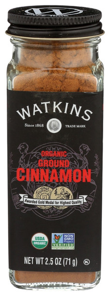 Watkins: Organic Ground Cinnamon, 2.5 Oz