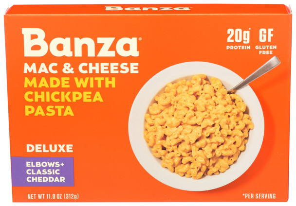Banza: Deluxe Cheddar Mac And Cheese, 11 Oz