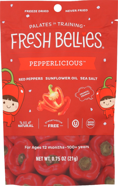 Fresh Bellies: Snack Toddlr Pepprlicious, 0.75 Oz
