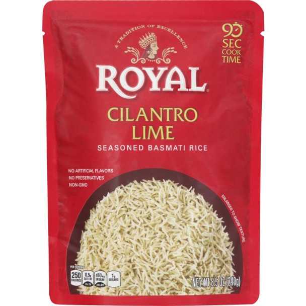 Royal: Cilantro Lime Seasoned Basmati Rice, 240 Gm