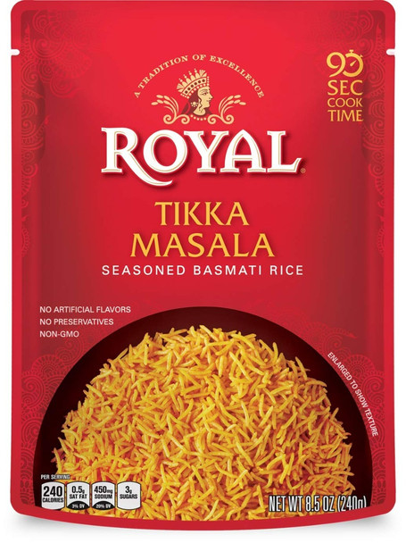 Royal: Tikka Masala Seasoned Basmati Rice, 240 Gm