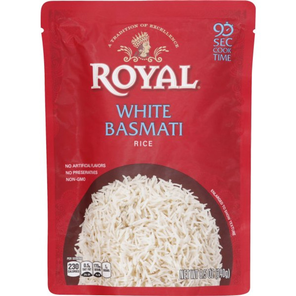 Royal: White Basmati Rice, 8.5 Oz