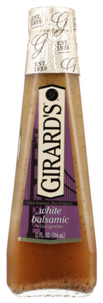 Girards: White Balsamic Vinaigrette, 12 Oz