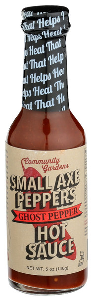 Small Axe Peppers: Sauce Hot Ghost Pepper, 5 Oz