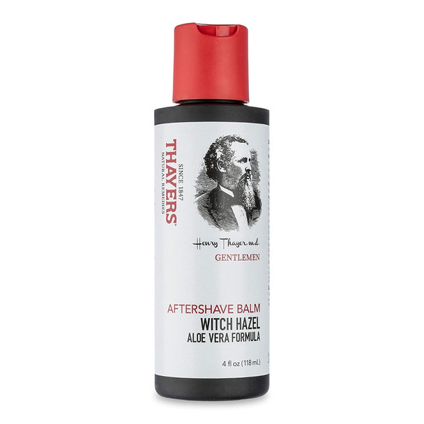 Thayers: Witch Gentlemen Aftershave Balm Witch Hazel And Aloe Vera Formula, 4 Oz