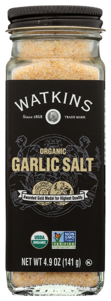 Watkins: Salt Garlic Org, 4.97 Oz