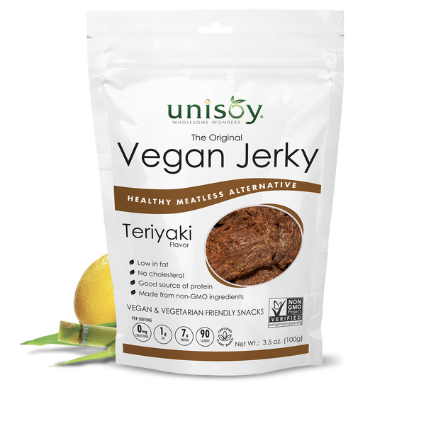 Unisoy: Jerky Vegan Teriyaki, 3.5 Oz