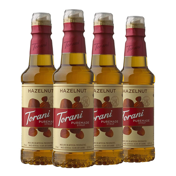 Torani: Puremade Hazelnut 4pack, 375 Ml