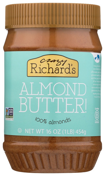 Crazy Richard: Almond Butter, 16 Oz