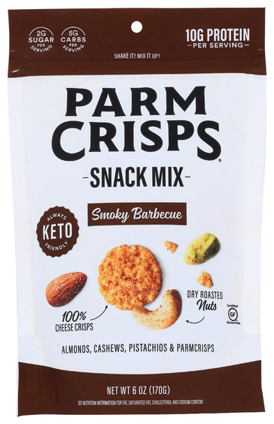 Parm Crisps: Crisps Snack Mix Bbq, 6 Oz