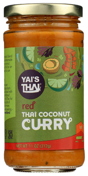 Yais Thai: Sauce Thai Ccnt Crry Red, 11 Oz