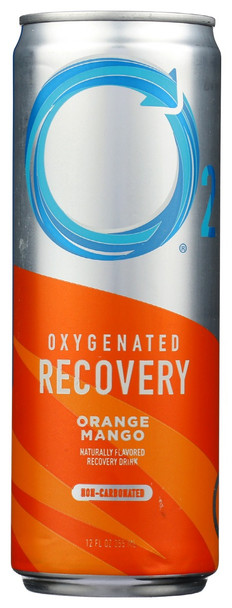 O2: Oxygenated Orange Mango Recovery Drink, 12 Oz