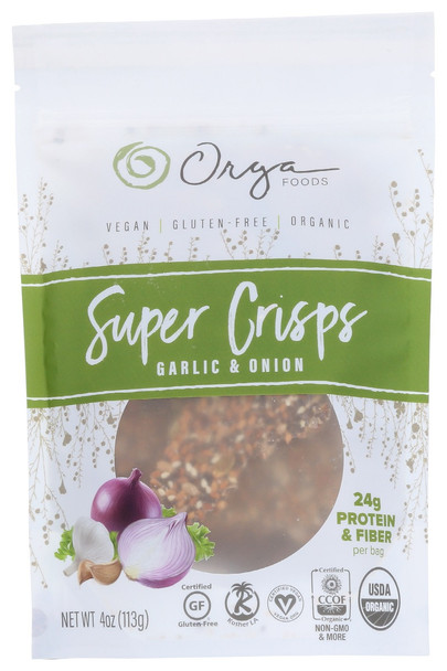 Super Crisps: Crisps Garlic Onion Super, 4 Oz