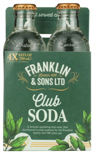 Franklin & Sons: Soda Club 4pk, 800 Ml