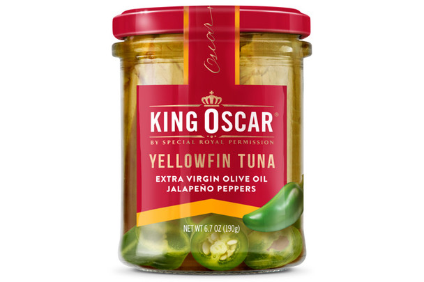 King Oscar: Yellowfin Tuna Fillet Jalapeno Pepper, 6.7 Oz