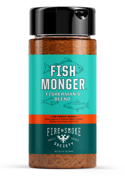 Fire And Smoke: Seasoning Fish Monger, 16 Oz