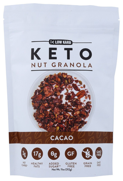 Nutrail: Granola Cacao Keto, 11 Oz