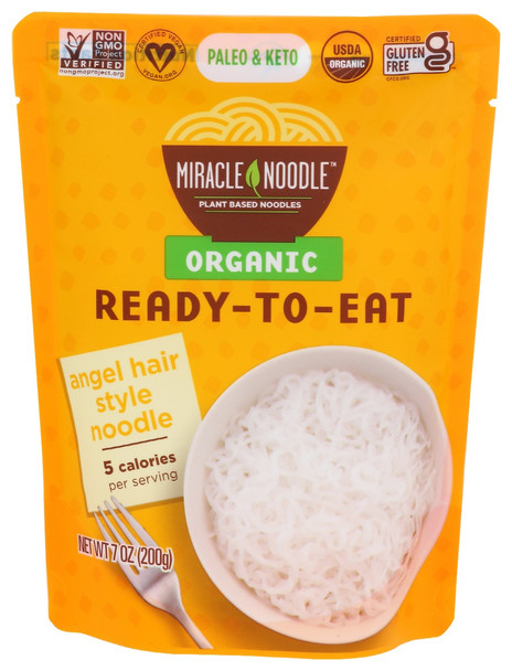 Miracle Noodle: Ready To Eat Organic Angel Hair, 7 Oz