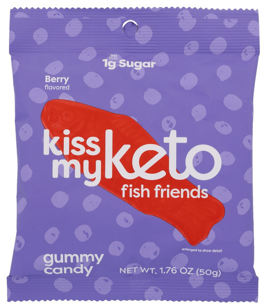 Kiss My Keto: Gummy Sweet Fish, 1.76 Oz