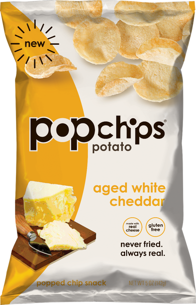 Popchips: Aged White Cheddar, 5 Oz