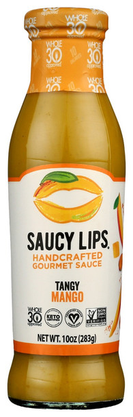 Saucy Lips: Tangy Mango Handcrafted Gourmet Sauce, 10 Oz