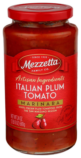 Mezzetta: Italian Plum Tomato Marinara, 24 Oz