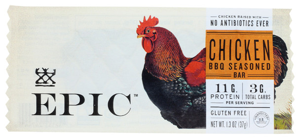 Epic: Chicken Bbq Seasoned Bar, 1.3 Oz