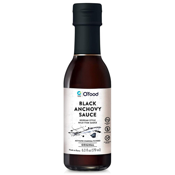 Ofood: Black Anchovy Sauce Original, 6 Oz