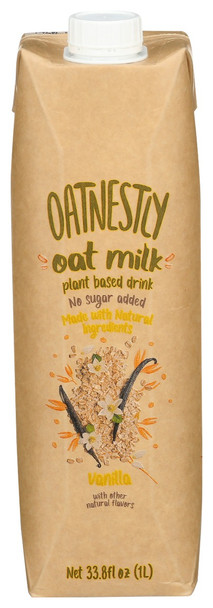 Oatnestly: Vanilla Oatmilk, 33.8 Fo