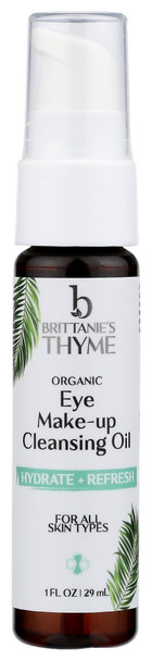 Brittanie's Thyme: Oil Cleansing Eye Makeup, 1 Oz