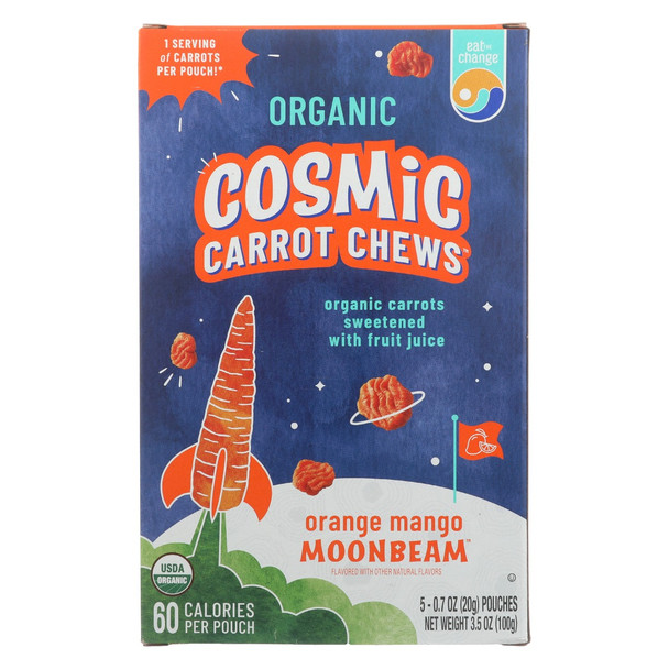 Eat The Change: Organic Orange Mango Cosmic Carrot Chews, 3.5 Oz