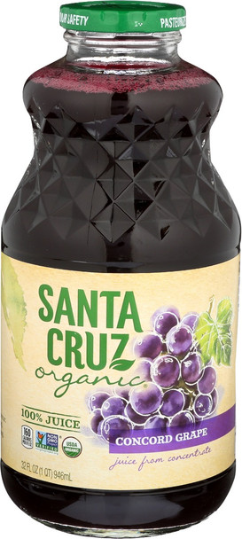 Santa Cruz: Juice Grape Concord Org, 32 Fo