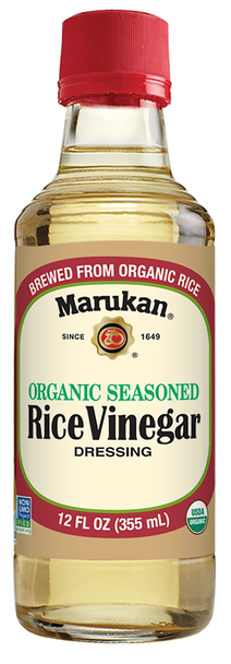 Marukan: Organic Seasoned Rice Vinegar Dressing, 12 Fo