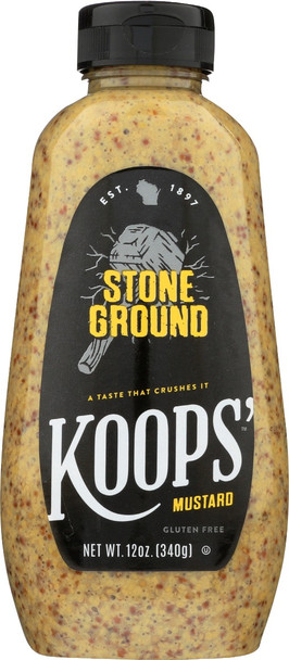 Koops: Mustard Stone Grnd, 12 Oz