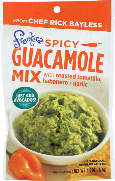 Frontera: Ssnng Pouch Guacamole Spicy, 4.5 Oz