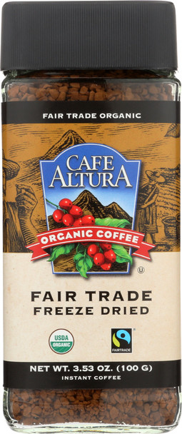 Cafe Altura: Organic Freeze Dried Instant Coffee, 3.5 Oz